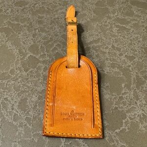 Louis Vuitton Vachetta Leather Luggage Tag